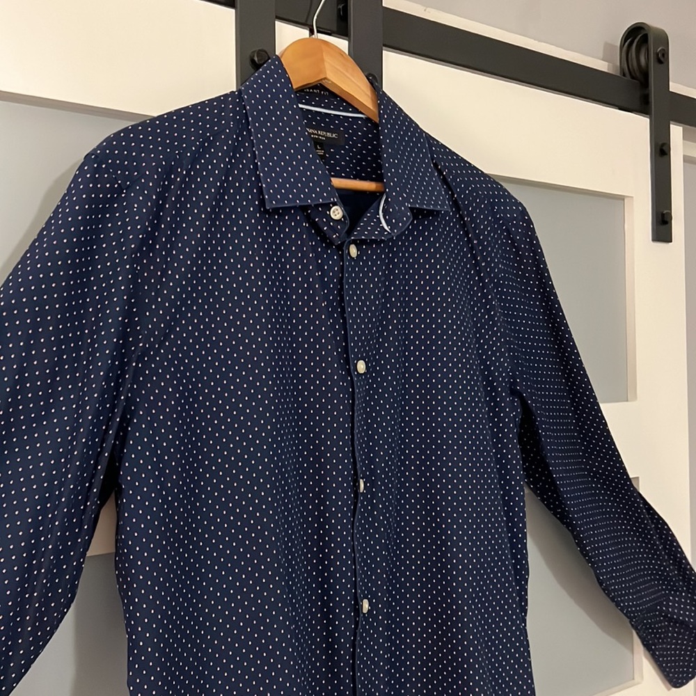 Men’s Large Banana Republic Long Sleeve Grant Fit Shirt